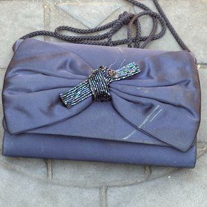 Blue wedding purse